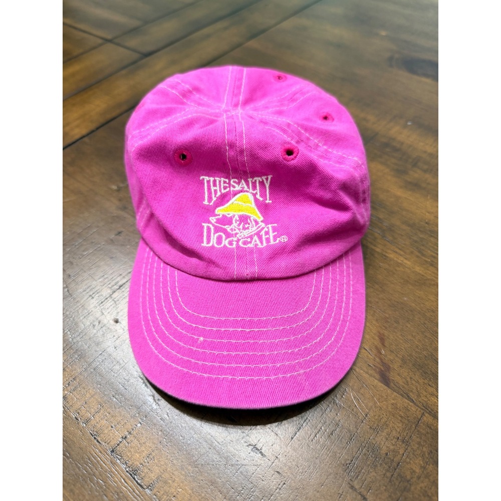 Salty Dog Cafe Hilton Head Island Pink Infant Baseball Cap Hat Cotton Adjustable